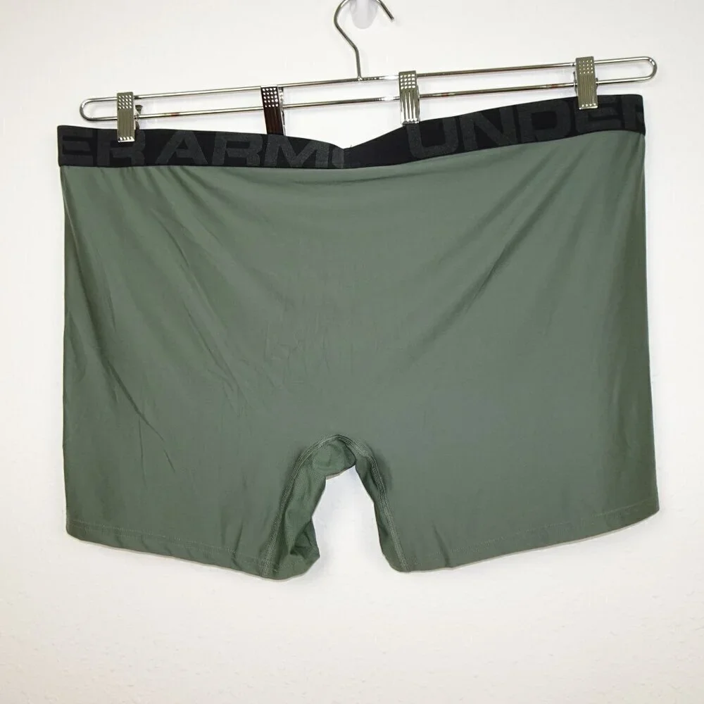 Under Armour Men's Tech Boxer Jock Underwear Size 5XL Green FREE SHIPPING